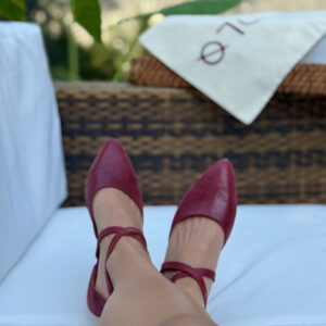 BALLERINA GUINDA BRILLOS